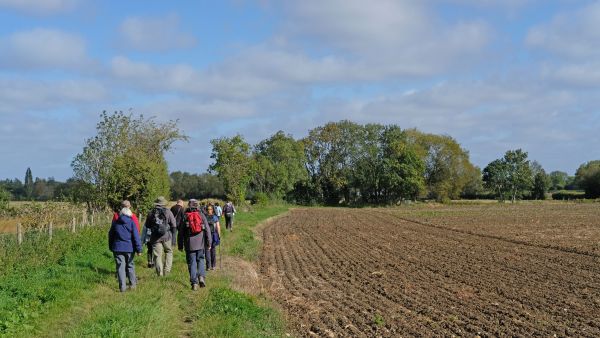 Walking towards Cleeve Prior